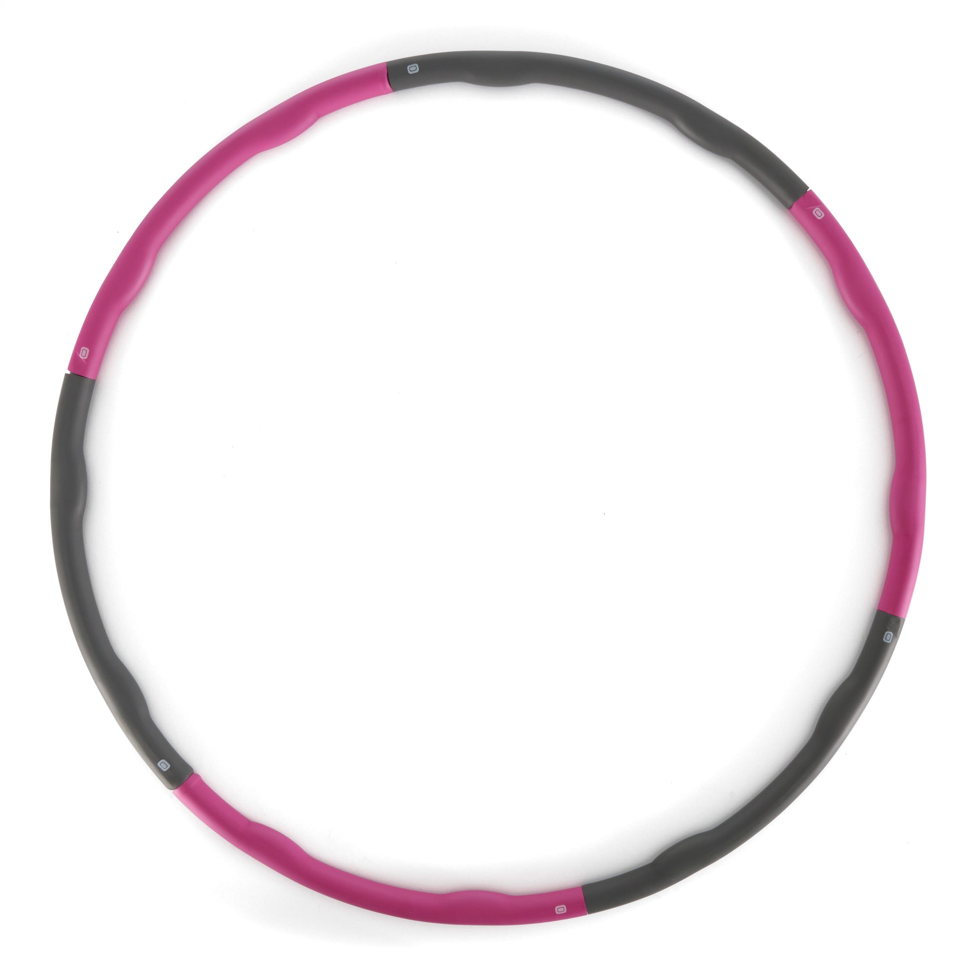 900G 6 Piece Weighted Padded Fitness Hula Hoop for Home Workouts