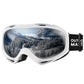 Ski Goggles OTG - over Glasses Ski/Snowboard Goggles for Men, Women & Youth - 100% UV Protection