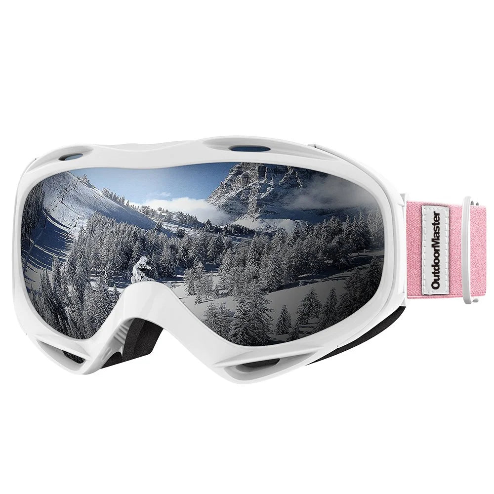 Ski Goggles OTG - over Glasses Ski/Snowboard Goggles for Men, Women & Youth - 100% UV Protection