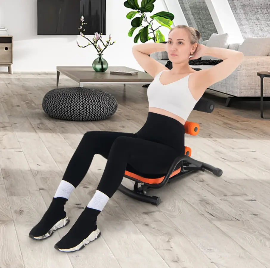 Ab Trainer Bench - Core Abdominal Workout Machine for Home Gym