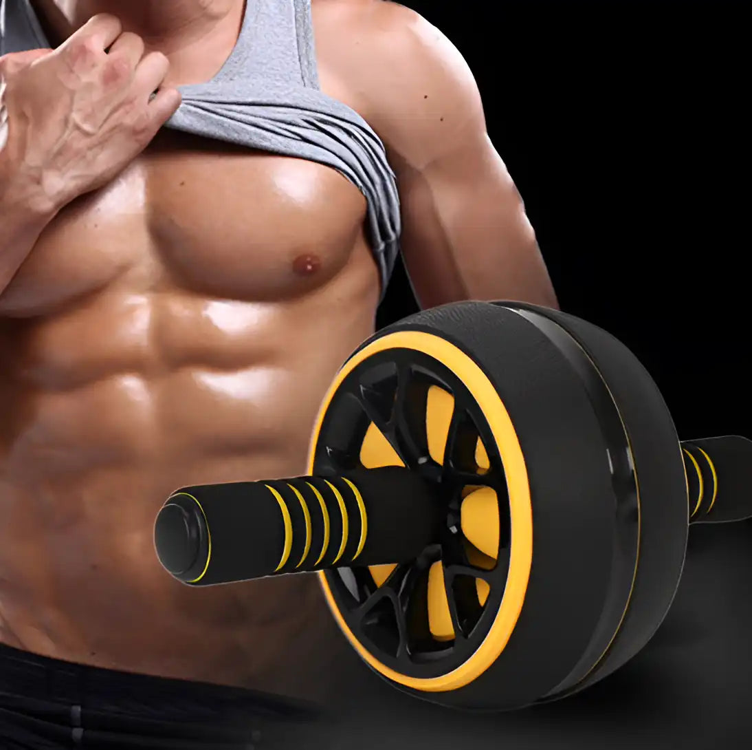 Ab Wheel Roller with Knee Pad | Core Strengthener for Home Gym