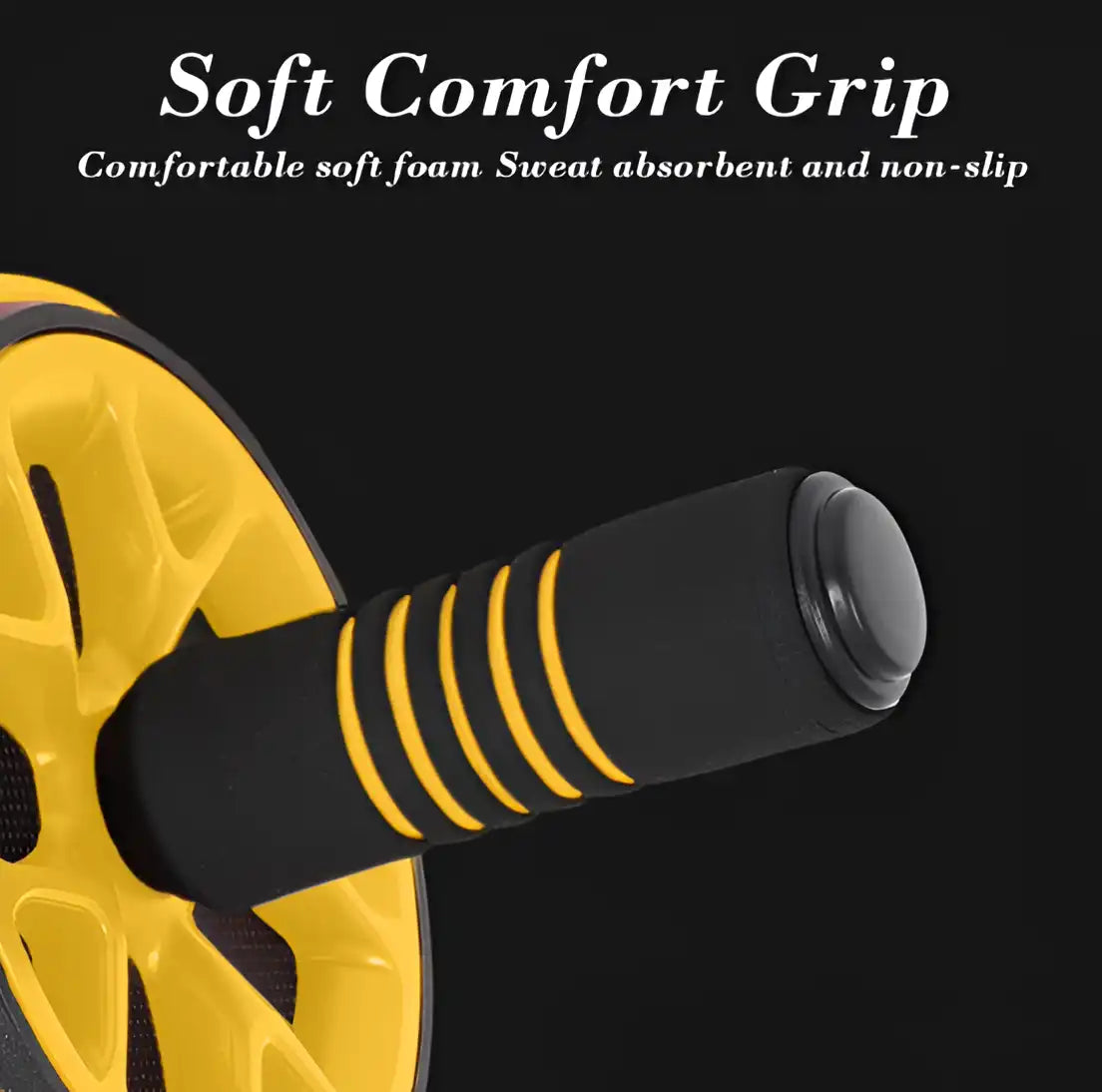 Ab Wheel Roller with Knee Pad | Core Strengthener for Home Gym