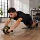 Ab Wheel Roller with Knee Pad | Core Strengthener for Home Gym