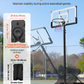 Adjustable Portable Basketball Hoop - 10 ft Height with 48" Backboard & Wheels