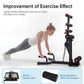 Adjustable Squat Machine with Push-Up Handles, 300 lb