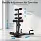Adjustable Squat Machine with Push-Up Handles, 300 lb