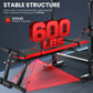 Adjustable Weight Bench with Barbell Rack and Resistance Bands