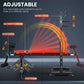 Adjustable Weight Bench with Barbell Rack and Resistance Bands