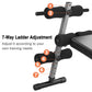Adjustable Arc-Shaped Decline Sit up Slant Bench Crunch Board Fitness Workout