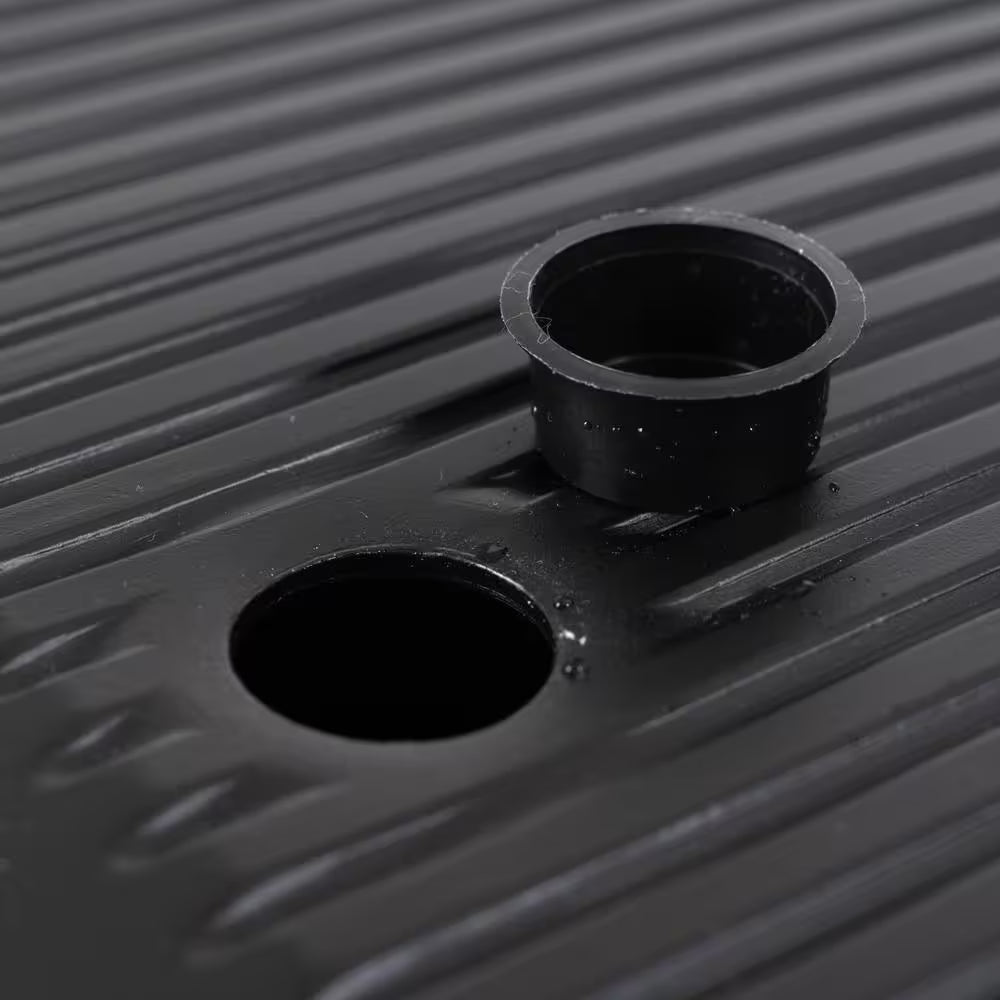 Adjustable Polycarbonate Portable Basketball Hoop - 48In. Backboard and 8 to 10 Ft. Rim Height