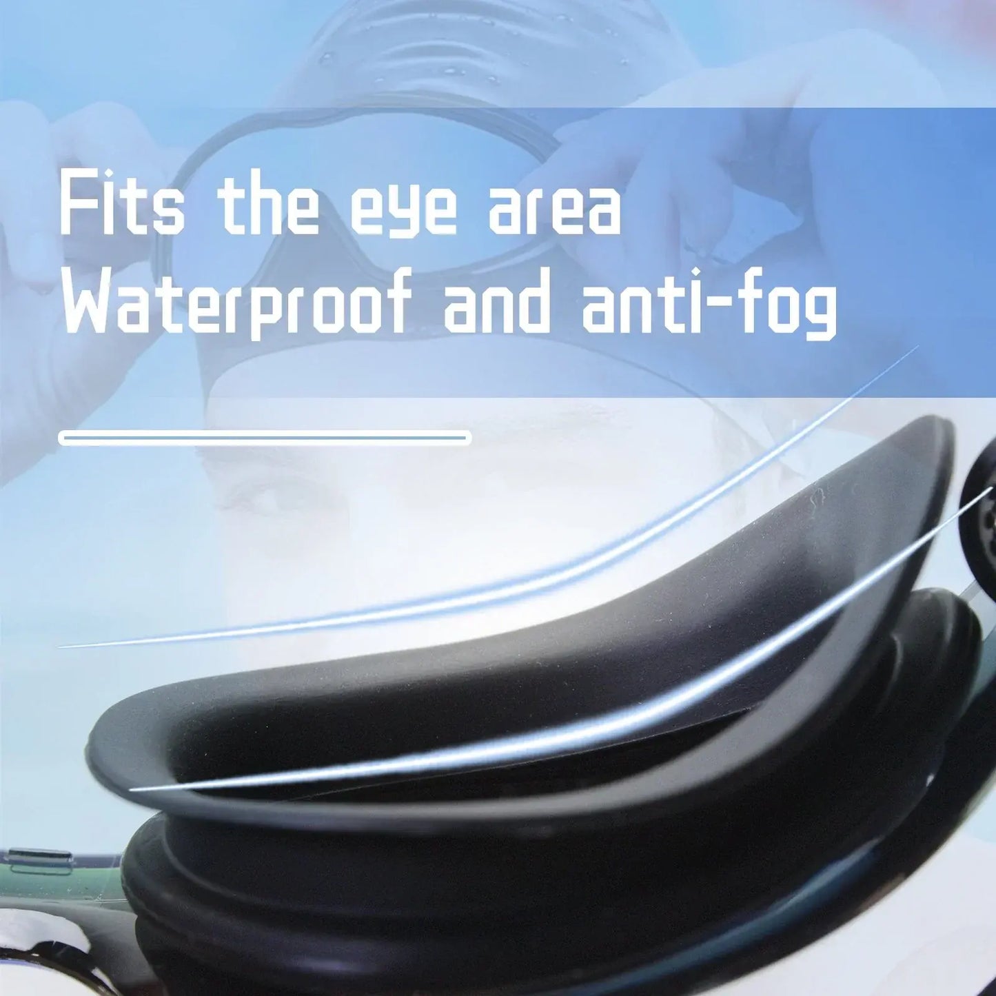 Adult Swimming Goggles - Anti-Fog UV Protection No Leakage