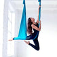 Aerial Silk and Yoga Swing 11 Yards Aerial Yoga Ha Mmock Kit with 100Gsm Nylon Fabric Full Rigging Hardware, Blue