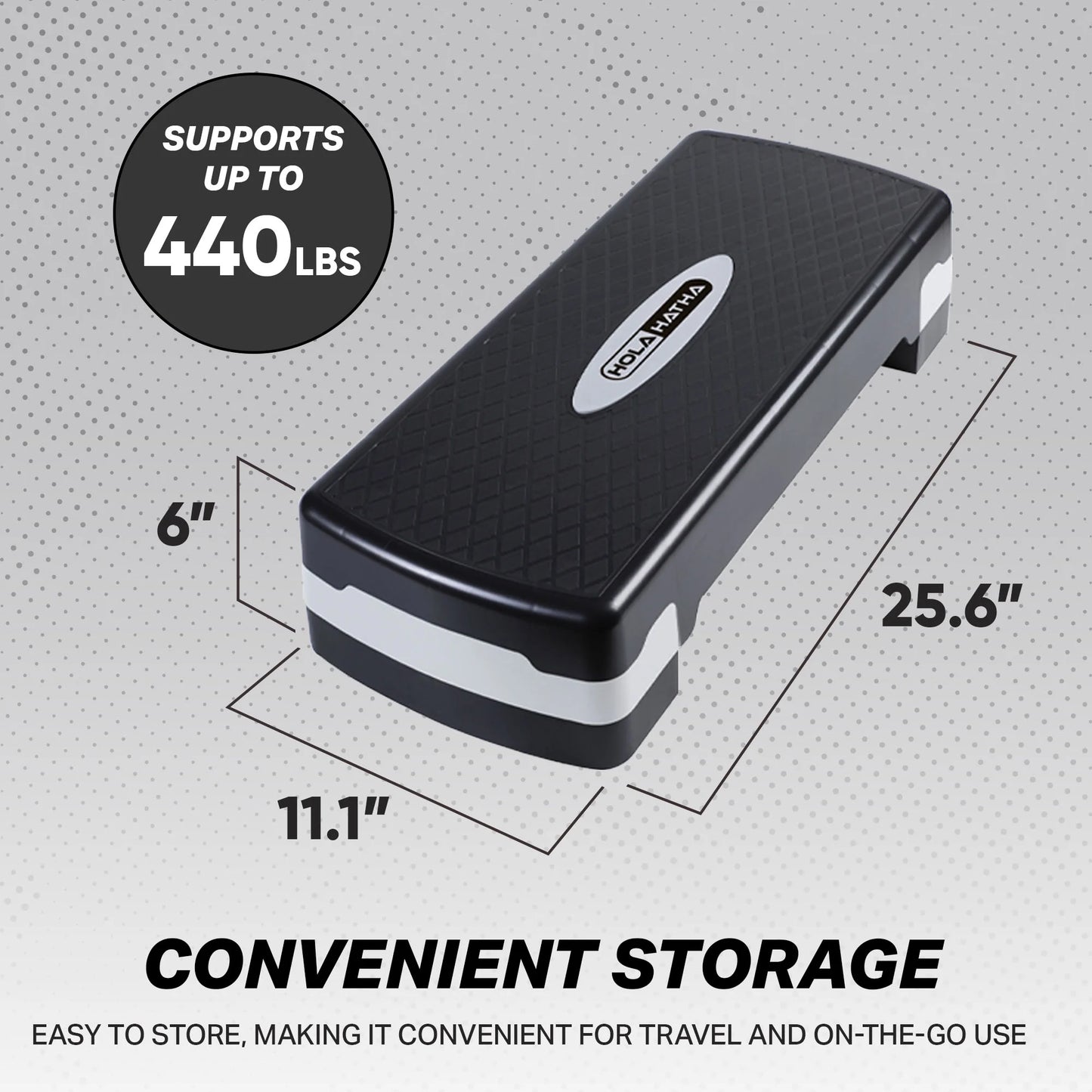 Aerobic Step Platform Exercise Fitness Equipment W/ Adjustable Height