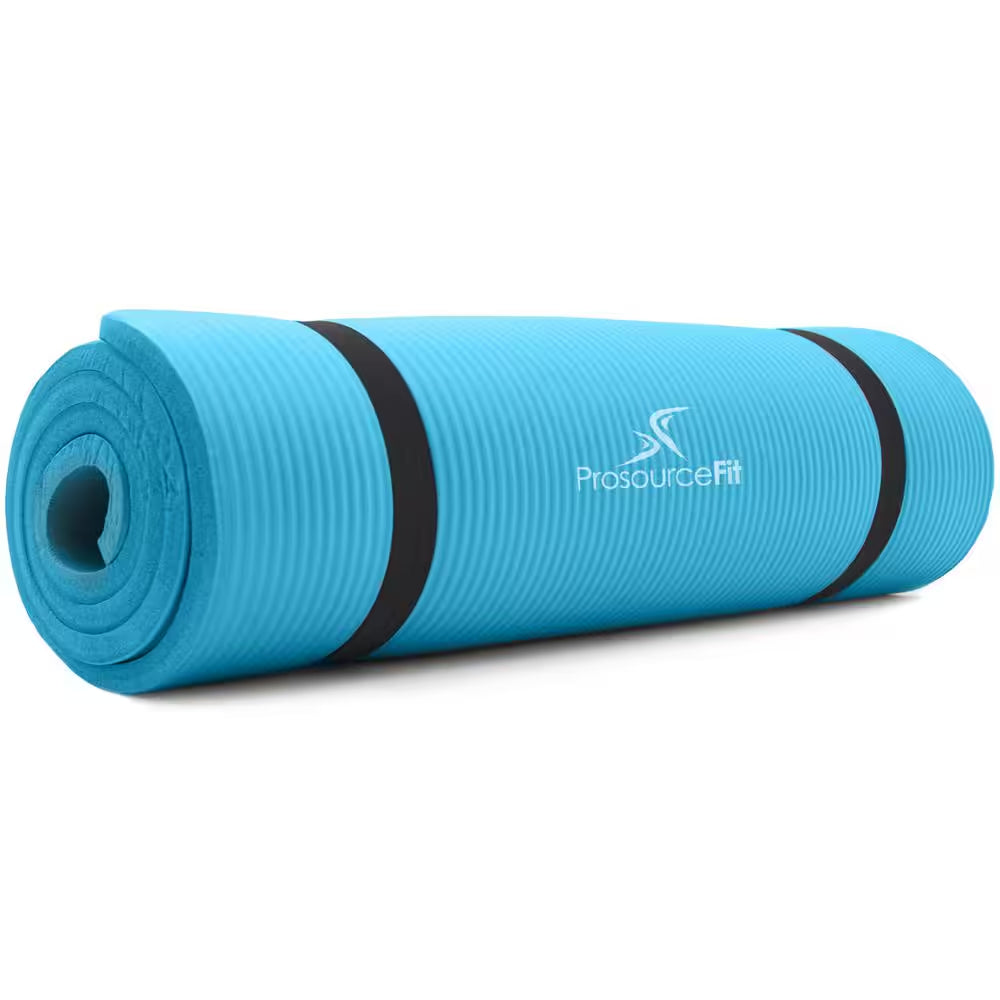 All Purpose Aqua 71 In. L X 24 In. W X 0.5 In. T Thick Yoga and Pilates Exercise Mat Non Slip (11.83 Sq. Ft.)