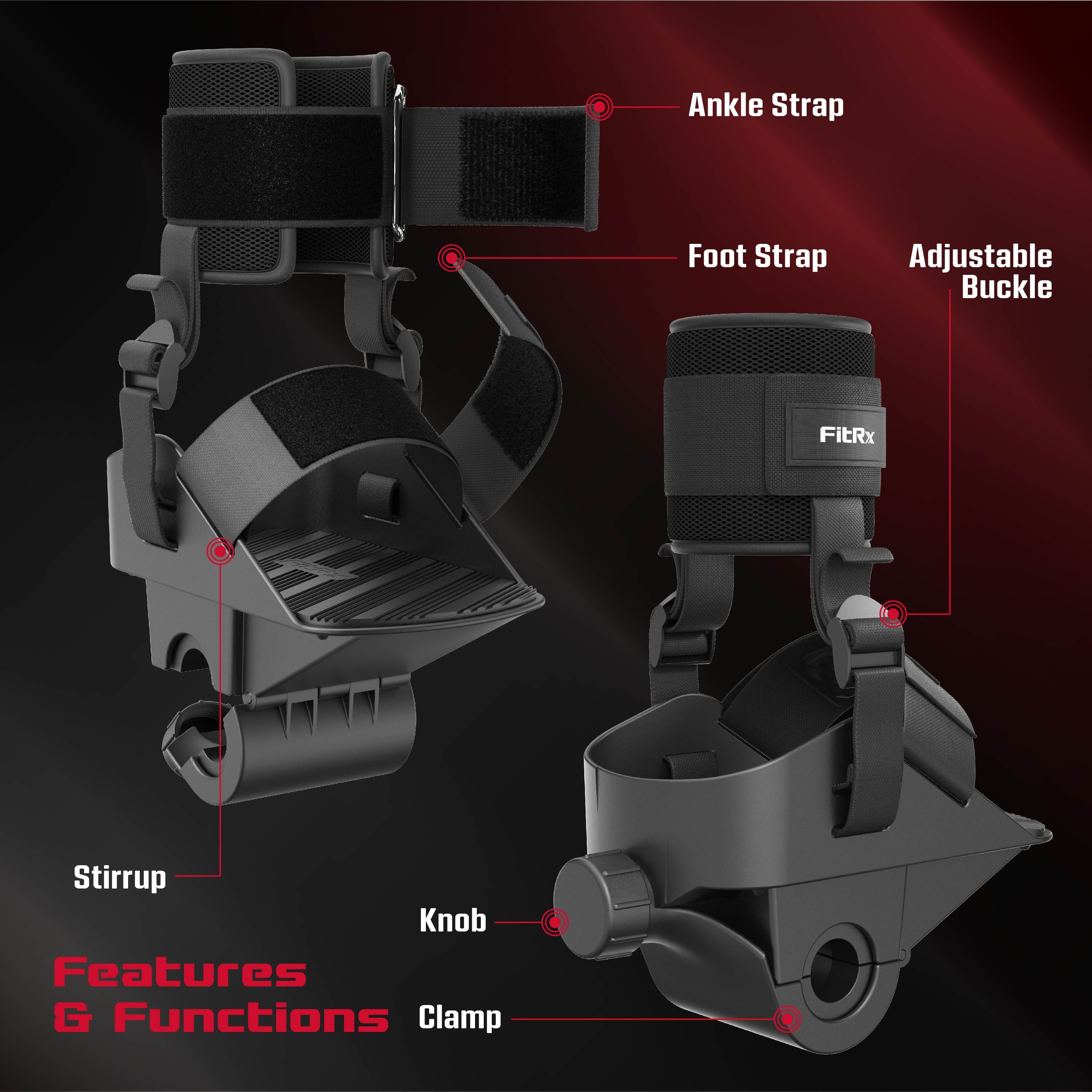 Dumbbell Ankle Weights Adapter - Convert Dumbbells to Leg Weights ...
