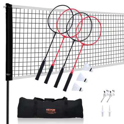 Badminton Net Set Outdoor Backyard Beach Park Portable Badminton Equipment Set Adults Children Badminton Net