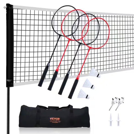 Badminton Net Set Outdoor Backyard Beach Park Portable Badminton Equipment Set Adults Children Badminton Net