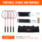 Badminton Net Set Outdoor Backyard Beach Park Portable Badminton Equipment Set Adults Children Badminton Net