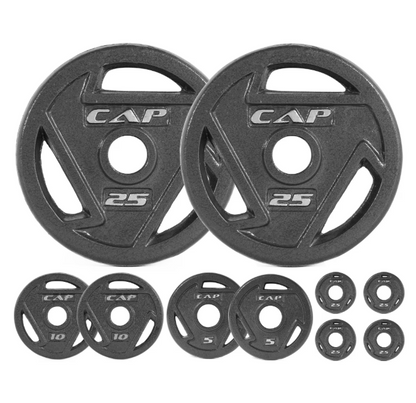 Barbell 90lb Weight Set Olympic Grip Plate