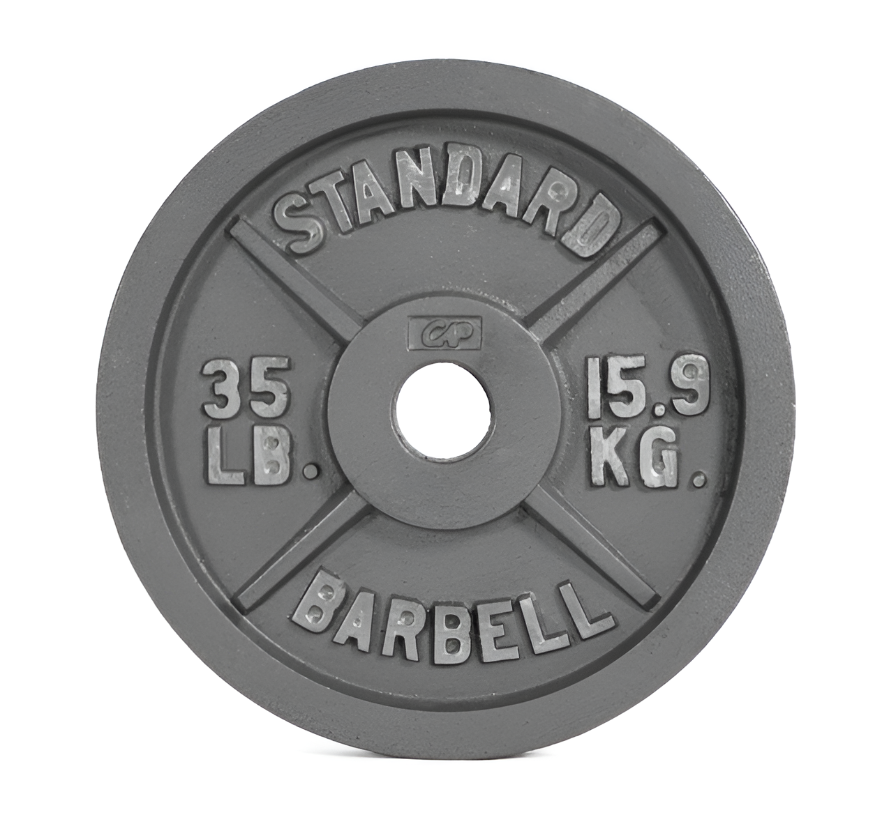 Olympic Cast Iron Weight Plate – Single | 2.5 to 100 lb