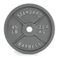 Olympic Cast Iron Weight Plate – Single | 2.5 to 100 lb