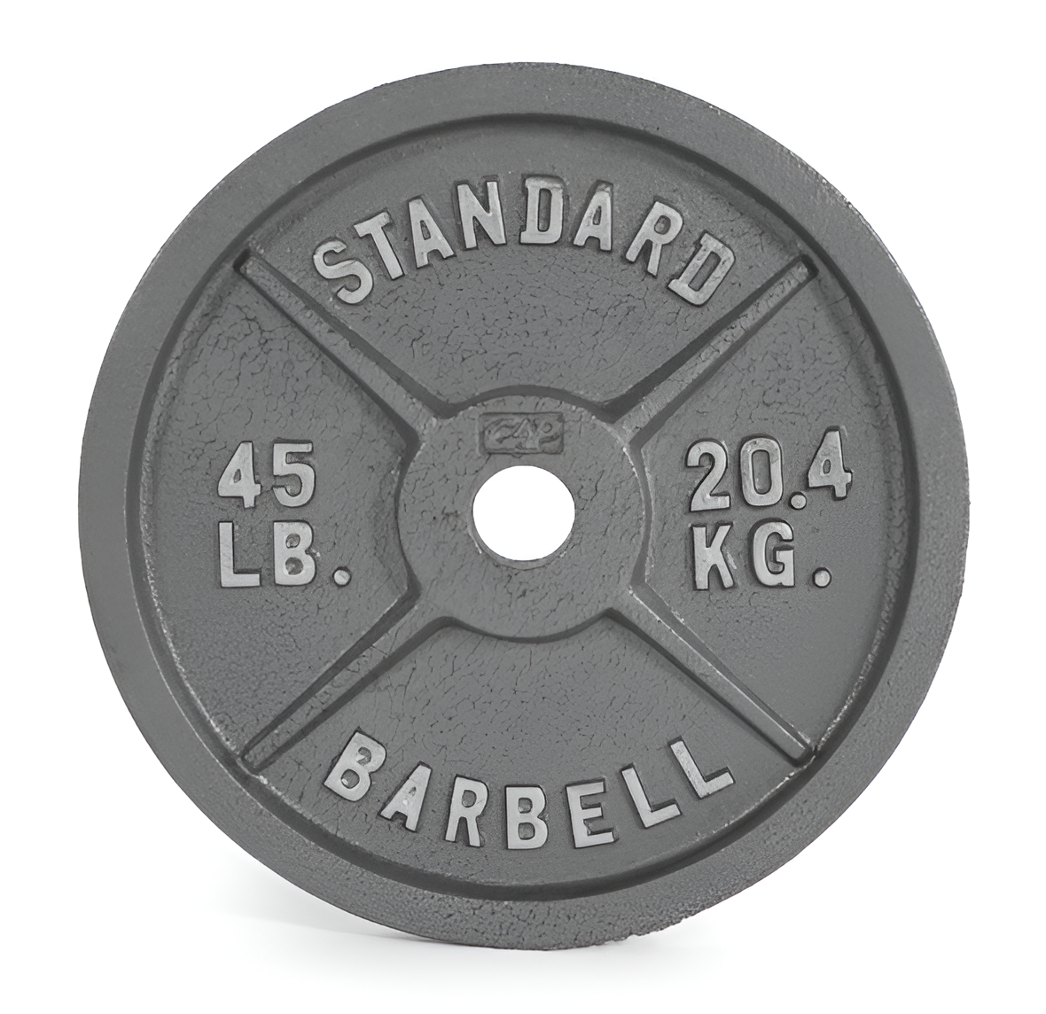 Olympic Cast Iron Weight Plate – Single | 2.5 to 100 lb