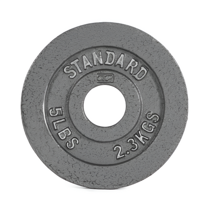Olympic Cast Iron Weight Plate – Single | 2.5 to 100 lb