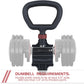 Barbell to Kettlebells Converter Adjustable 200 Lb