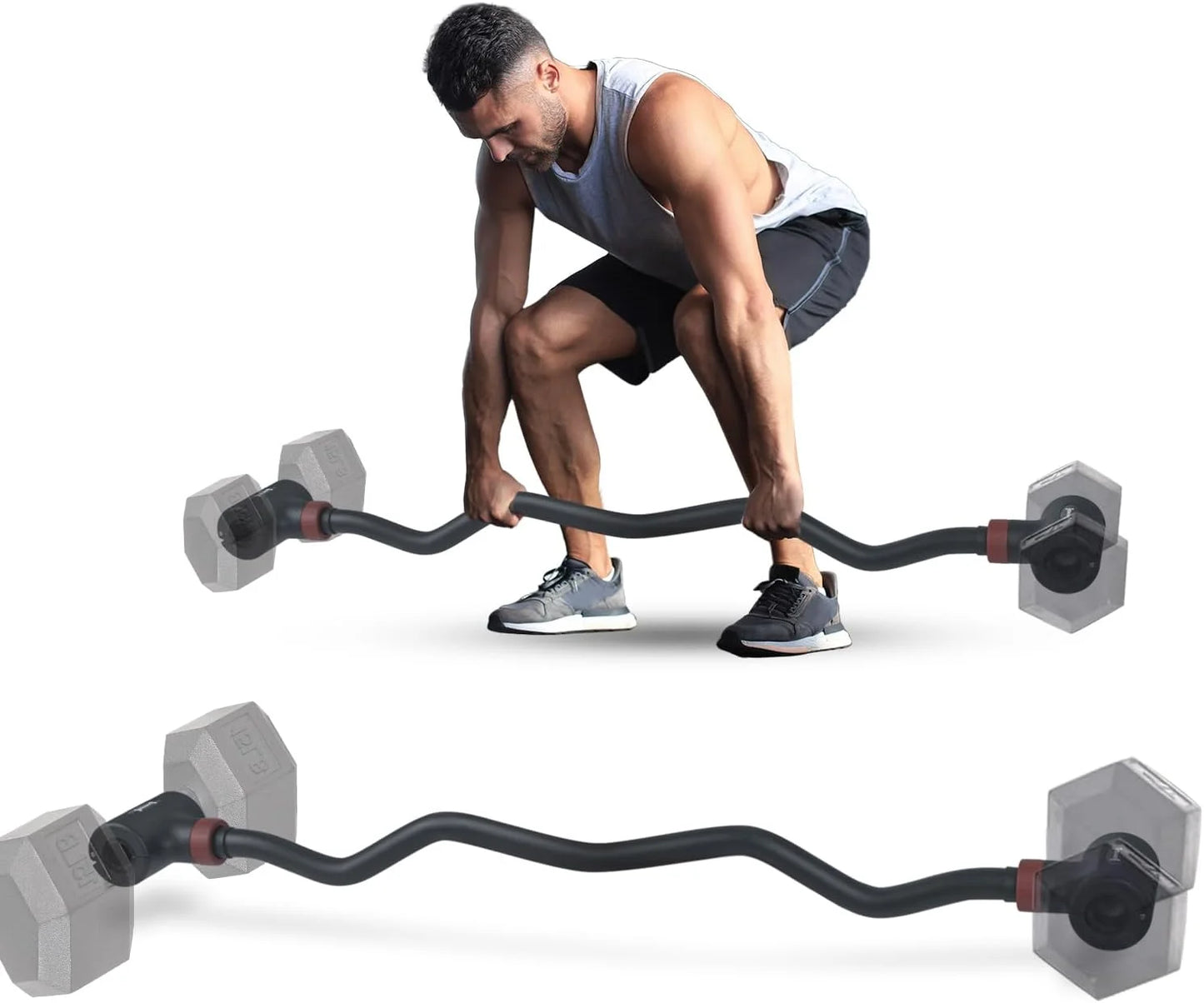 Barbell to Kettlebells Converter Adjustable 200 Lb