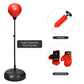 Boxing Punching Bag with Adjustable Stand & Gloves