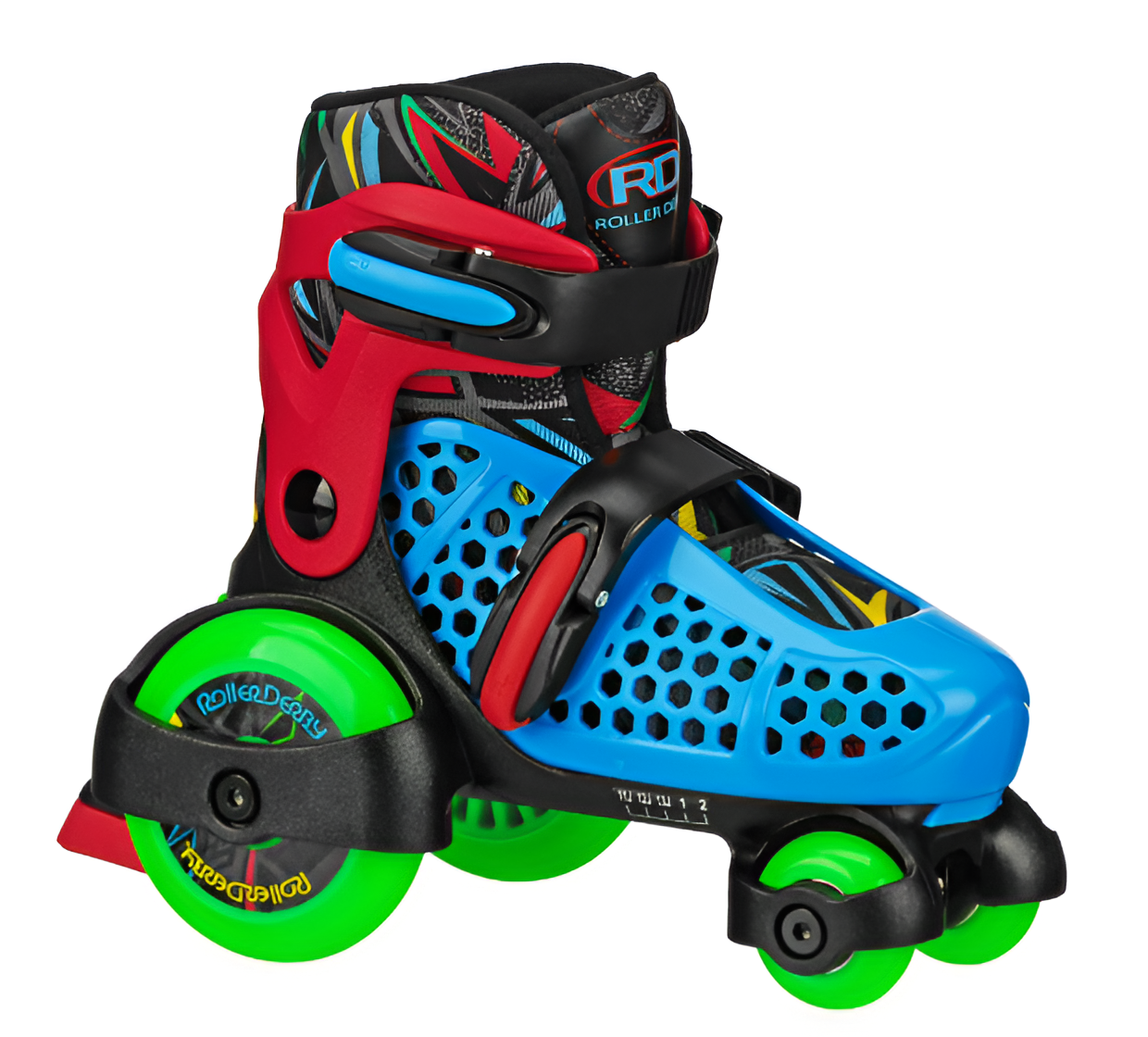 Roller Derby Boys EZRoll Block Skate Size 11-2 Adjustable