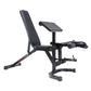 Deluxe Adjustable Utility Weight Bench with Preacher Curl and Leg Press Attachment