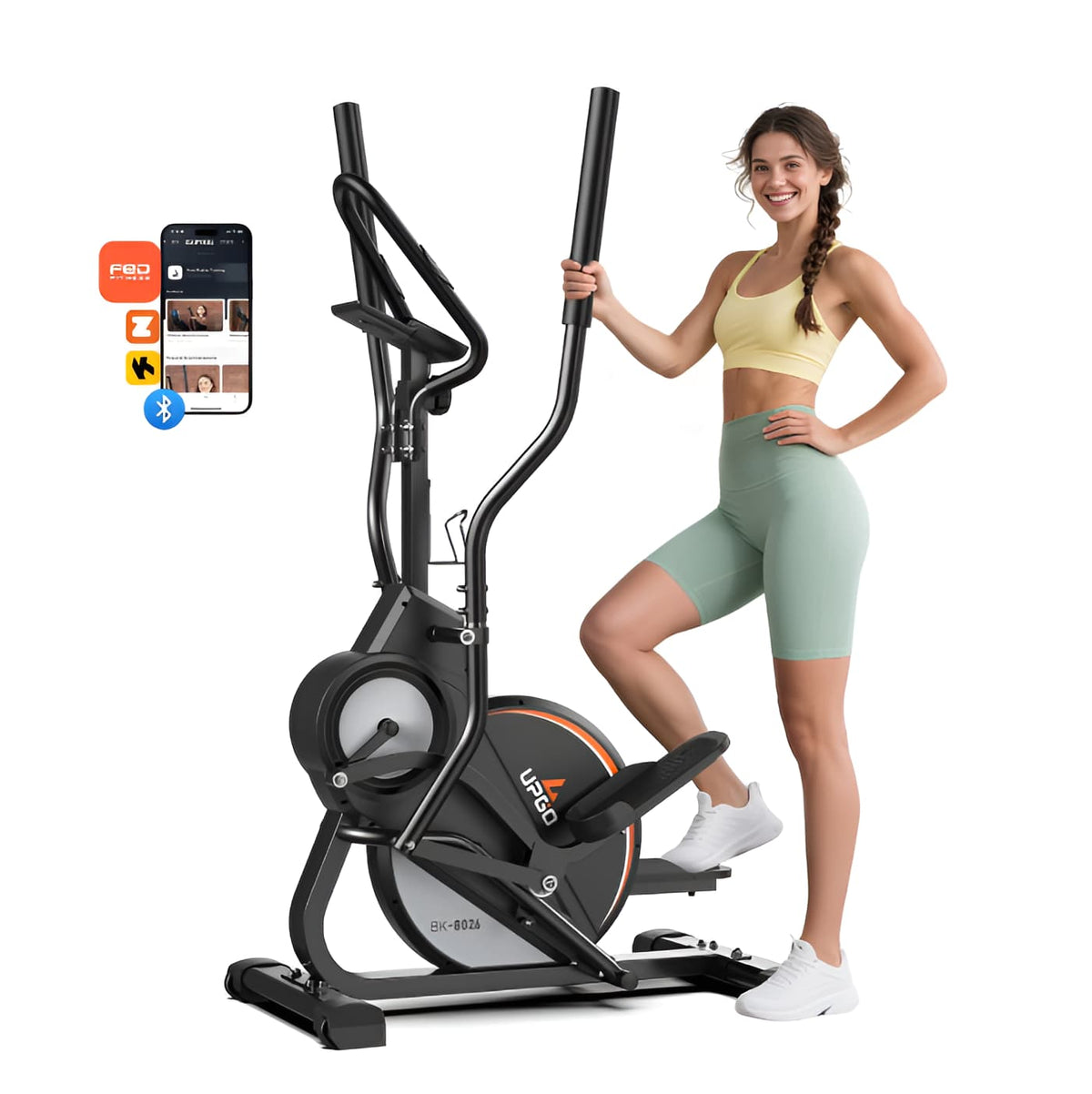 Cardio Climber Stepping Elliptical - 3 in 1 Cross Trainer for Home Gym
