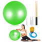 Cardio Drumming Equipment Set, Fitness Balance Ball with Pump & 3.2Oz Sticks, Aerobic Exercise Ball for Workouts, Stability, Pilates, Yoga, Pregnancy Gymnastics