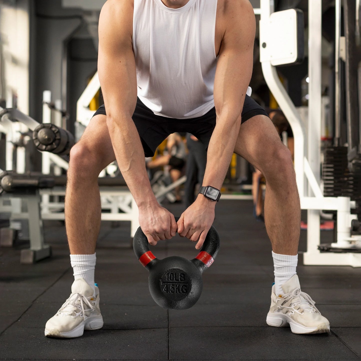 Cast Iron Kettlebell, Single, 10 Lbs