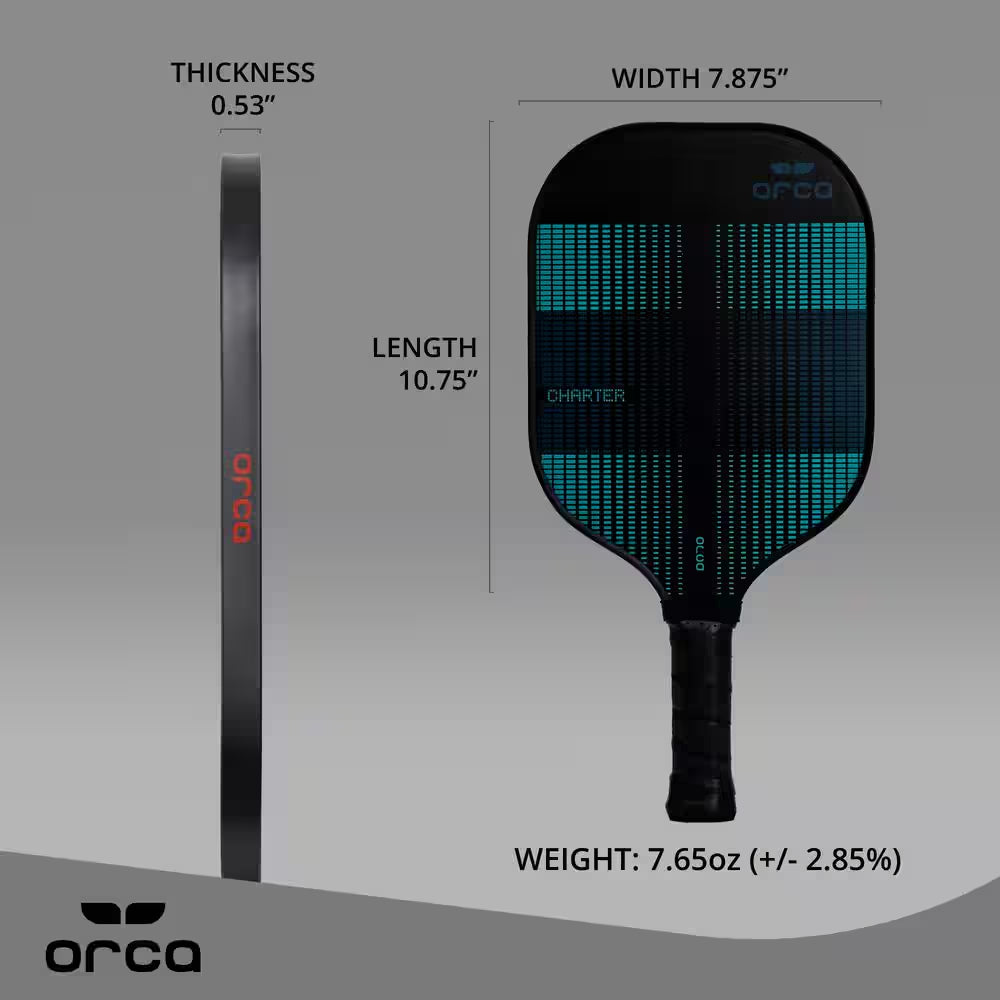 Charter Polymer Honeycomb Pickleball Paddle with Neoprene Cover