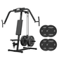 Chest Fly & Reverse Delt Machine, Plate-Loaded Pec Deck, 400 LBS Upper Body Specialty Machine, 4-Level Seat, 2:1 Ratio, Aluminum Pulleys, Compact Home Gym