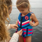 Child Girl Evoprene PFD Life Jacket, 33-55 Lbs., Pink