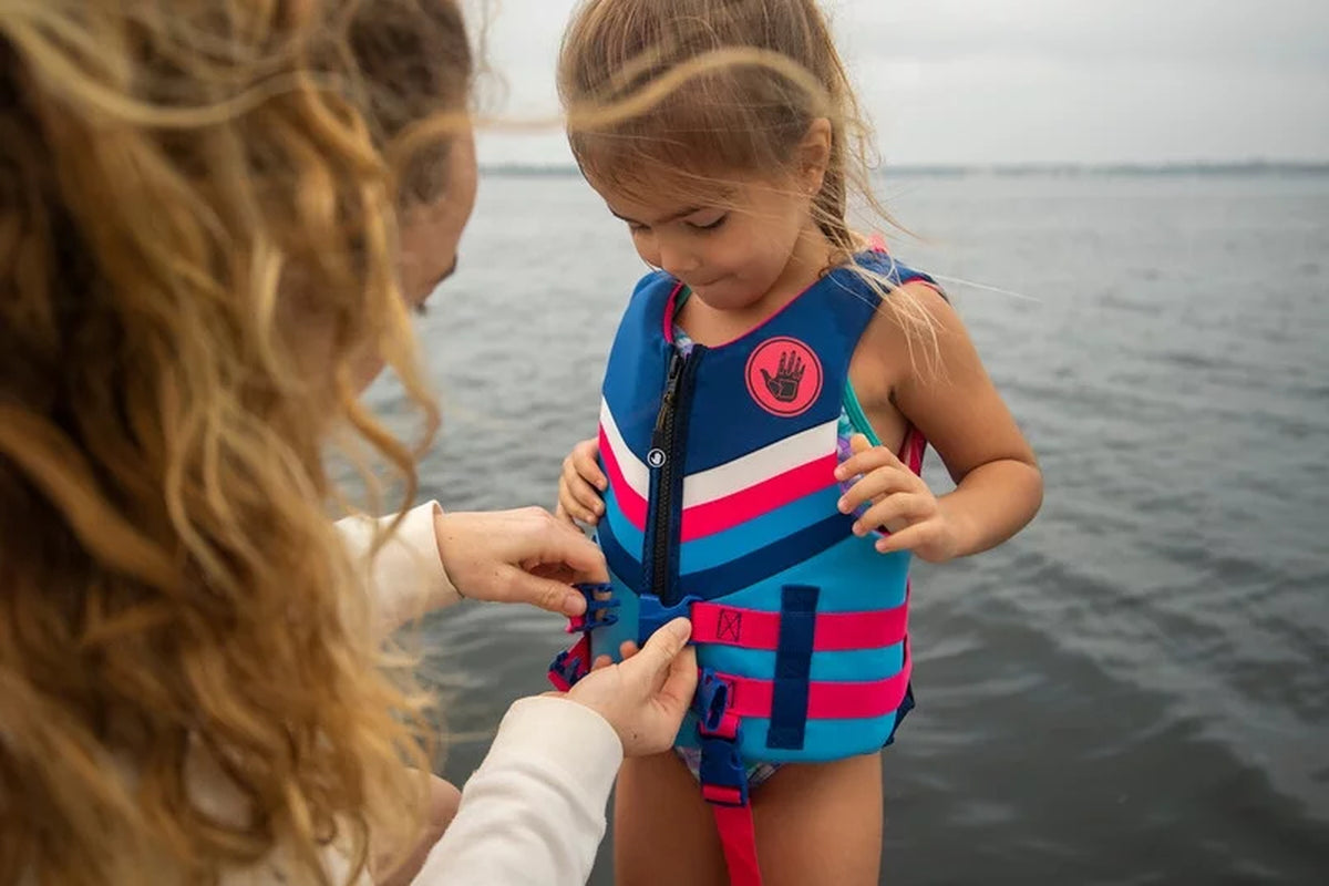 Child Girl Evoprene PFD Life Jacket, 33-55 Lbs., Pink