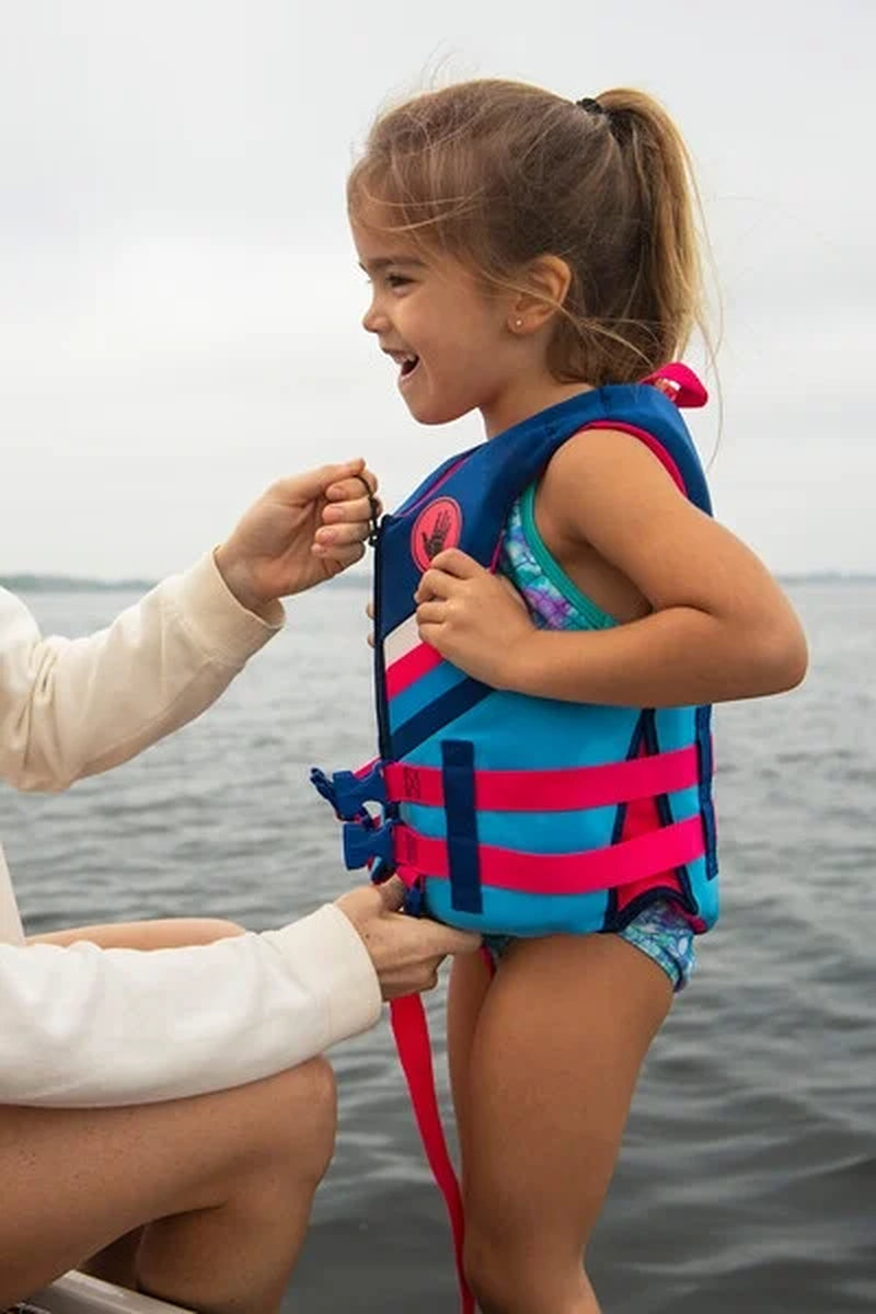 Child Girl Evoprene PFD Life Jacket, 33-55 Lbs., Pink