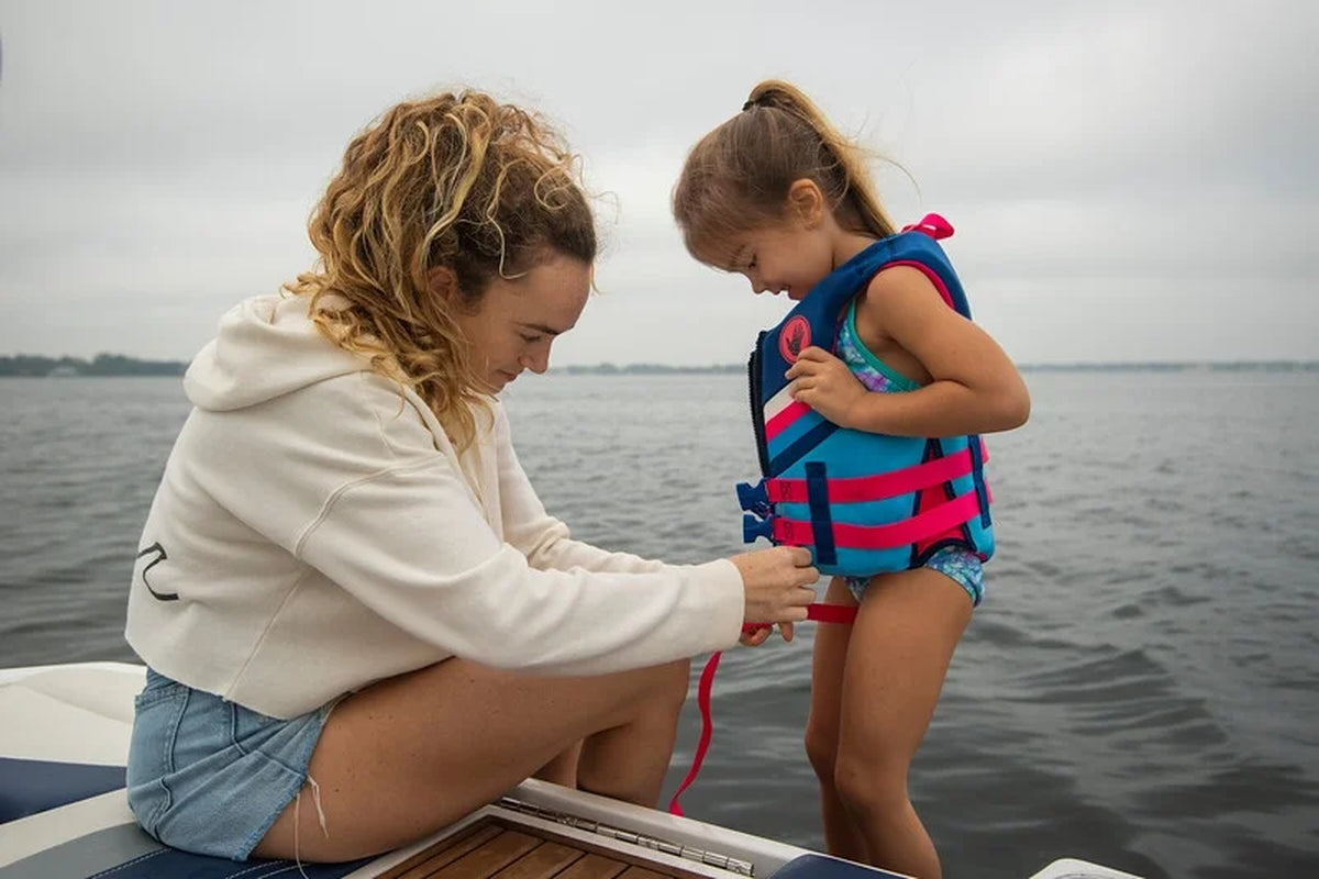 Child Girl Evoprene PFD Life Jacket, 33-55 Lbs., Pink