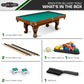 Classic Sports Brighton 87" Billiard Pool Table in Green