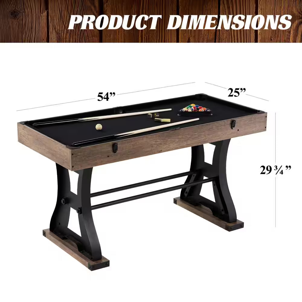 Coventry 54 In. 4-In-1 Combination Game Table with Air Hockey, Foosball, Billiards, and Table Tennis