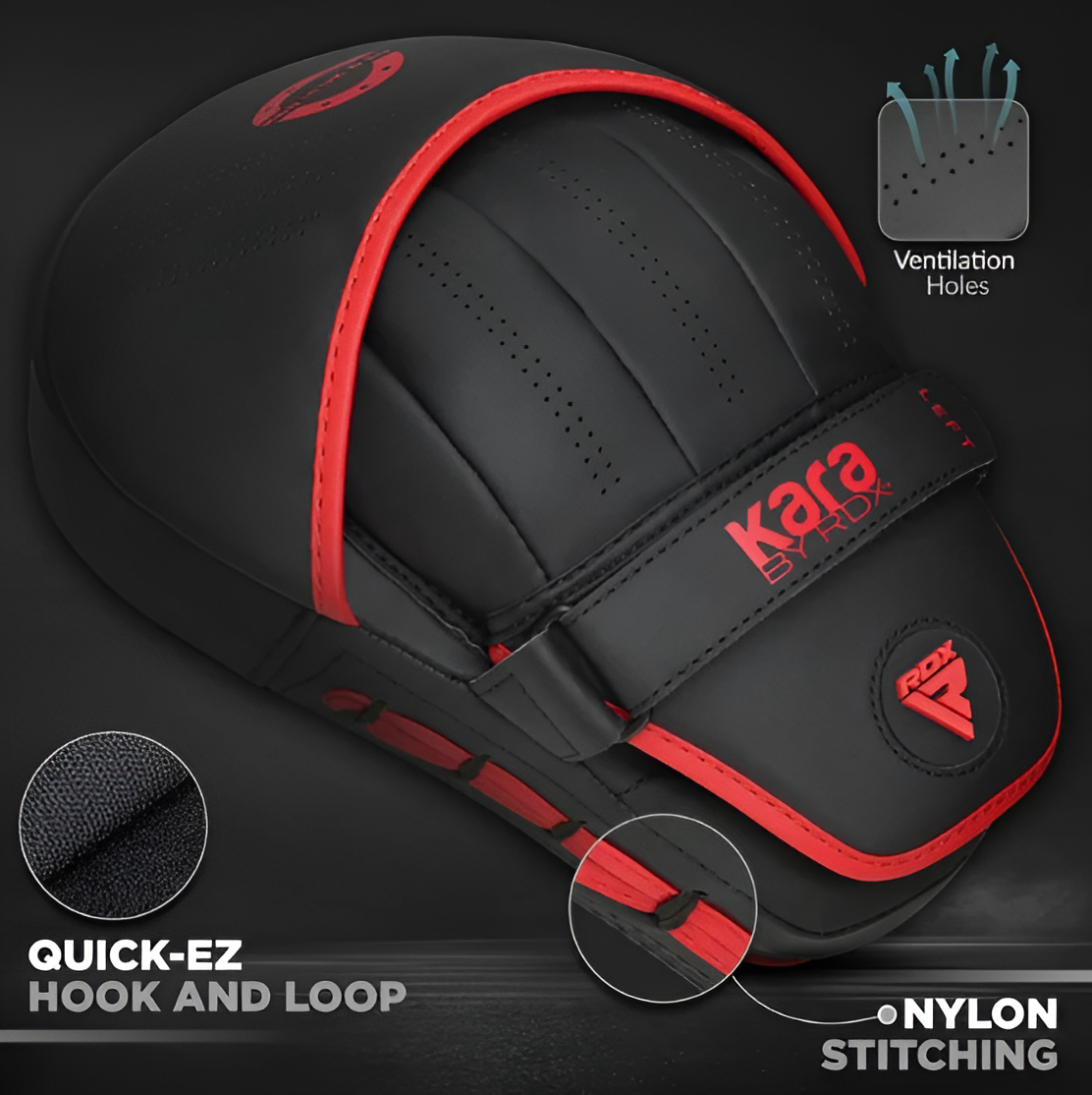 Focus Boxing Punch Mitts Maya Hide Leather Training Pads