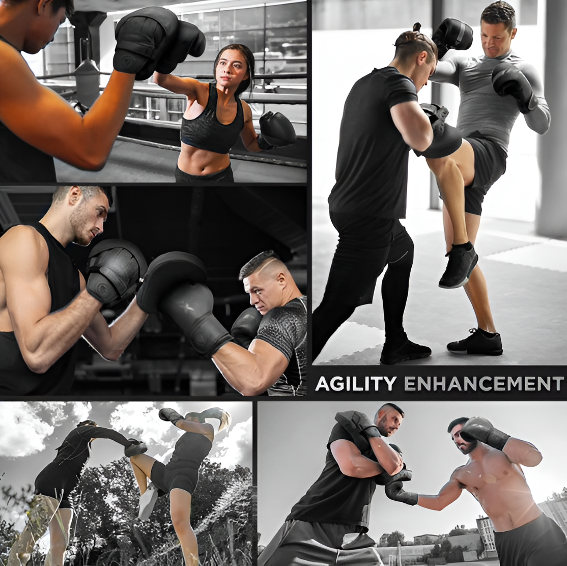 Focus Boxing Punch Mitts Maya Hide Leather Training Pads