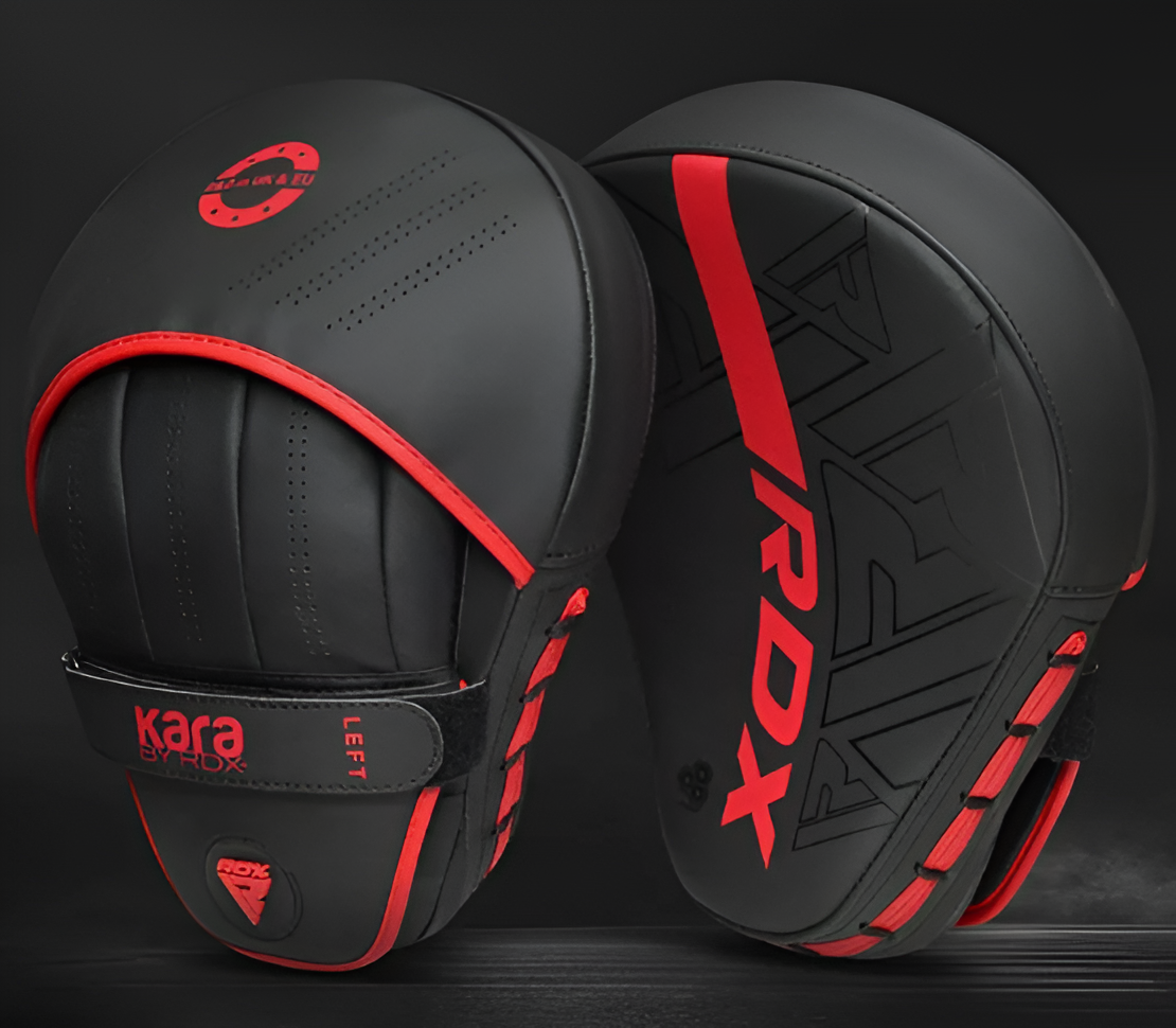 Focus Boxing Punch Mitts Maya Hide Leather Training Pads
