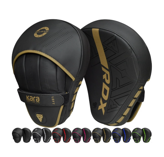 Focus Boxing Punch Mitts Maya Hide Leather Training Pads
