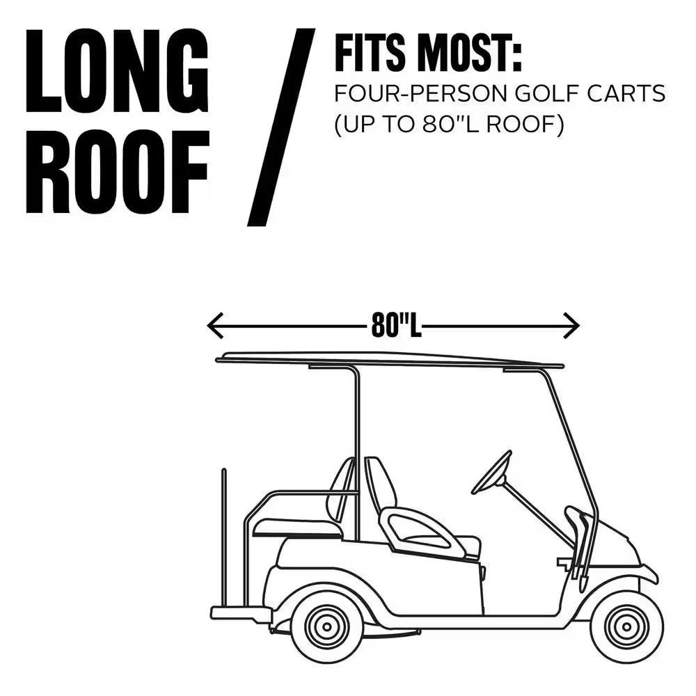 Deluxe Golf Car Enclosure Navy News Long Roof