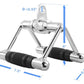 Double D Handle Cable Machine Attachments for Pulldown Exercises - Home Gym Accessories