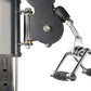 Double D Handle Cable Machine Attachments for Pulldown Exercises - Home Gym Accessories